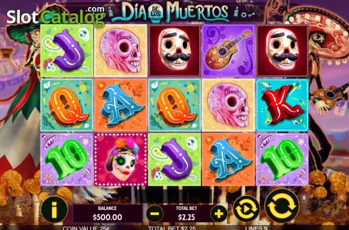 Οθόνη2. Dia de los Muertos (MultiSlot) Κουλοχέρης