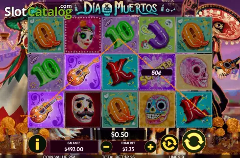 Οθόνη3. Dia de los Muertos (MultiSlot) Κουλοχέρης