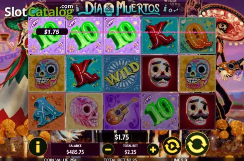 Οθόνη4. Dia de los Muertos (MultiSlot) Κουλοχέρης