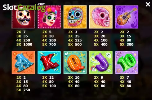 Οθόνη5. Dia de los Muertos (MultiSlot) Κουλοχέρης