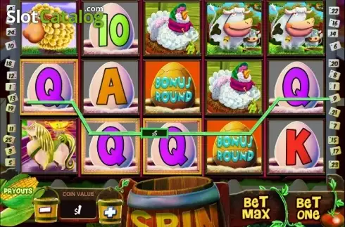 Οθόνη3. Barnyard Bucks Slots Κουλοχέρης