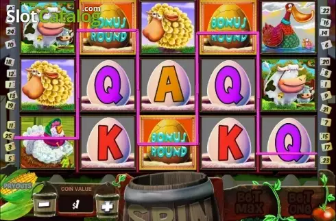 Οθόνη5. Barnyard Bucks Slots Κουλοχέρης