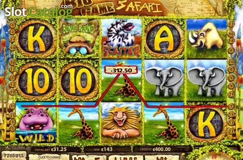 Οθόνη3. Big Game Safari (MultiSlot) Κουλοχέρης