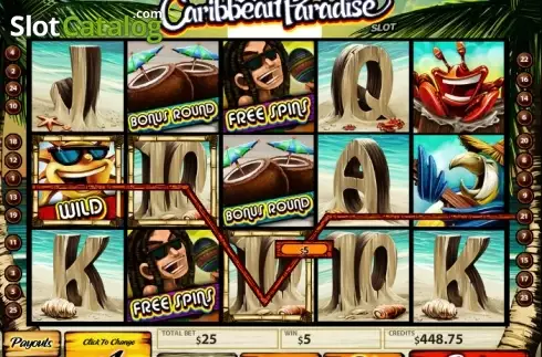 Οθόνη4. Caribbean Paradise Κουλοχέρης