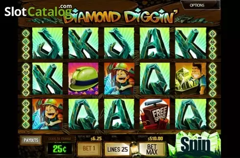 Οθόνη2. Diamond Diggin' Κουλοχέρης 