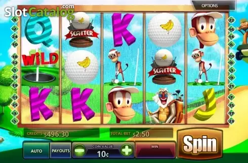 Οθόνη2. Golf n Monkeys Κουλοχέρης
