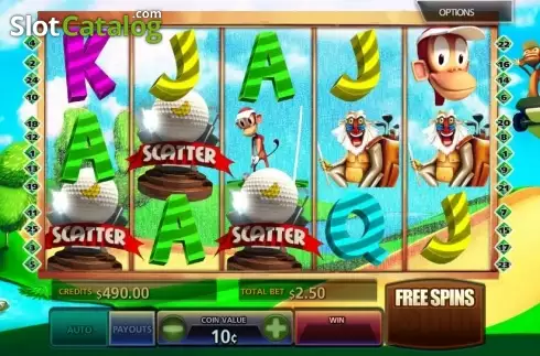 Οθόνη5. Golf n Monkeys Κουλοχέρης