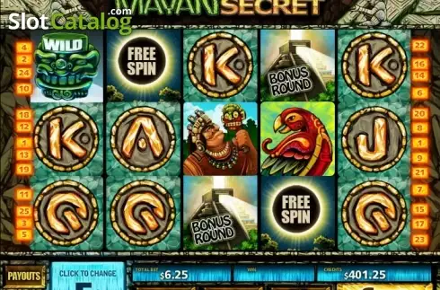Οθόνη2. Mayan Secret Κουλοχέρης 