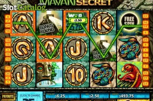 Οθόνη4. Mayan Secret Κουλοχέρης 