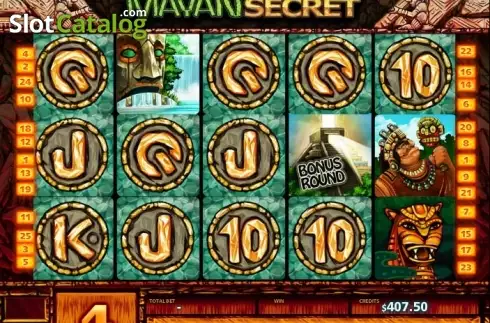 Οθόνη6. Mayan Secret Κουλοχέρης 
