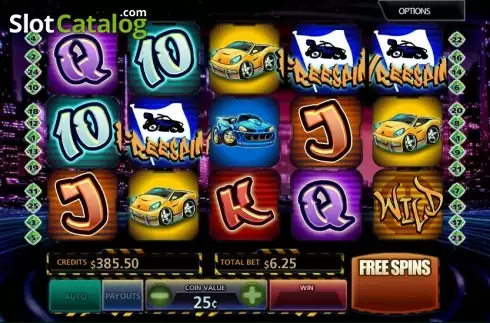 Οθόνη5. Slot Wheels Κουλοχέρης