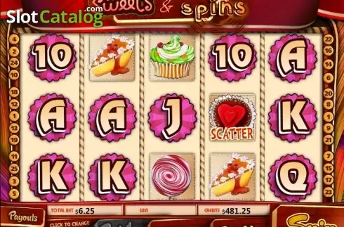 Οθόνη2. Sweets & Spins (MultiSlot) Κουλοχέρης