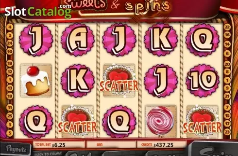 Οθόνη5. Sweets & Spins (MultiSlot) Κουλοχέρης