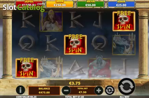 Οθόνη3. Temple of the Gods (MultiSlot) Κουλοχέρης