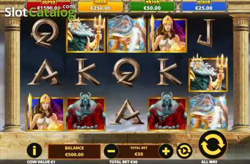 Οθόνη2. Temple of the Gods (MultiSlot) Κουλοχέρης
