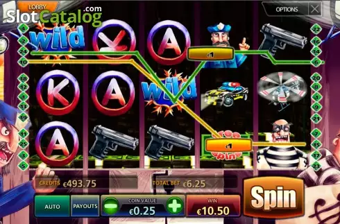 Οθόνη5. Bank Robbery (MultiSlot) Κουλοχέρης