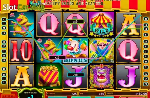 Οθόνη9. Big Top Circus Κουλοχέρης