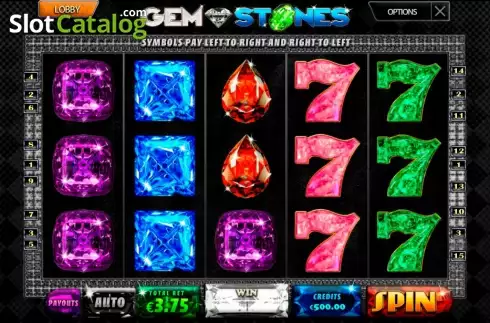 Οθόνη2. Gem Stones (MultiSlot) Κουλοχέρης 