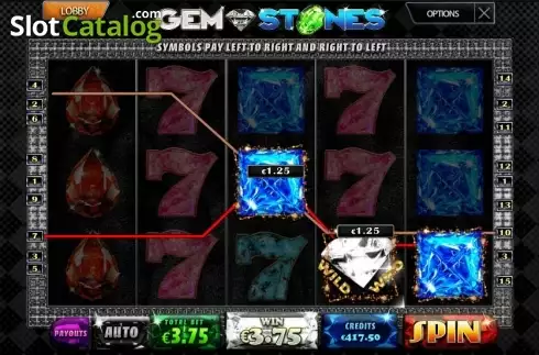 Οθόνη6. Gem Stones (MultiSlot) Κουλοχέρης 