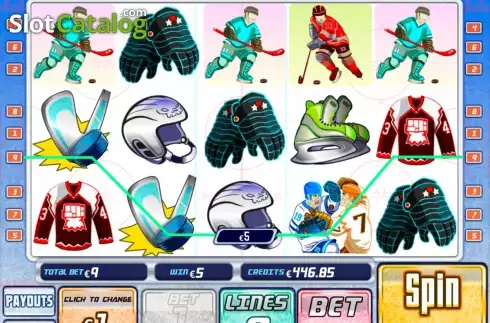 Οθόνη7. SlapShot Κουλοχέρης 