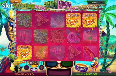 Οθόνη 4. Tiki Land Κουλοχέρης