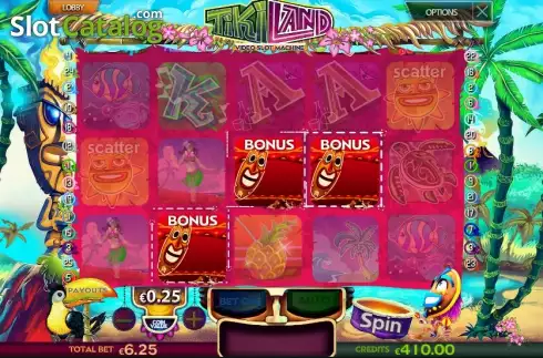 Οθόνη 5. Tiki Land Κουλοχέρης