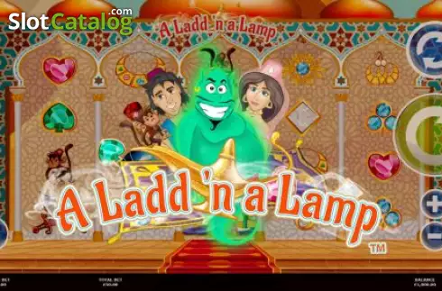 A Ladd 'n a Lamp Λογότυπο A Ladd 'n a Lamp Λογότυπο