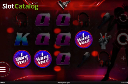 Οθόνη2. The Voice UK Slot Κουλοχέρης