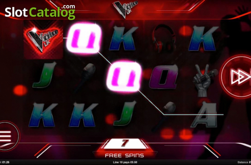 Οθόνη4. The Voice UK Slot Κουλοχέρης