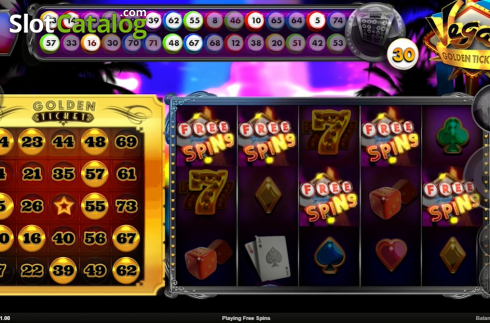 Οθόνη4. Golden Ticket Vegas Κουλοχέρης