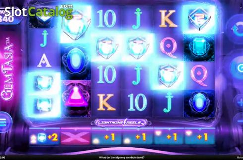 Οθόνη3. Gemtasia Lightning Reel Κουλοχέρης