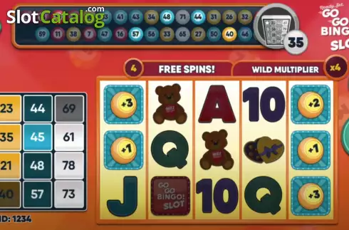 Οθόνη3. Go Go Bingo (Mutuel Play) Κουλοχέρης