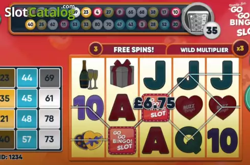 Οθόνη4. Go Go Bingo (Mutuel Play) Κουλοχέρης