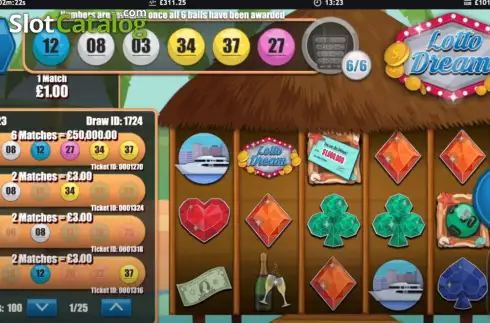 Οθόνη3. Lotto Dream Κουλοχέρης 