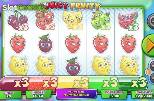 Οθόνη4. Juicy Fruity Κουλοχέρης