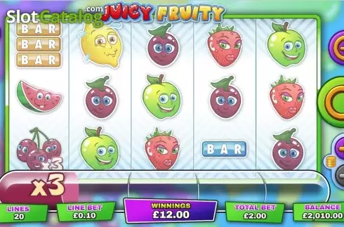 Οθόνη5. Juicy Fruity Κουλοχέρης
