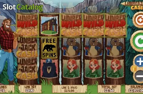 Οθόνη6. Lumberjack Cash Κουλοχέρης