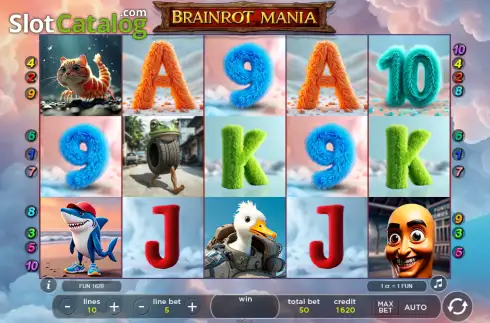 Οθόνη2. Brainrot Mania Κουλοχέρης