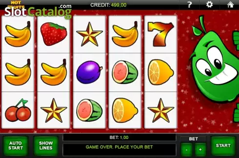 Οθόνη 1. Hot Fruits (iGaming2go) Κουλοχέρης