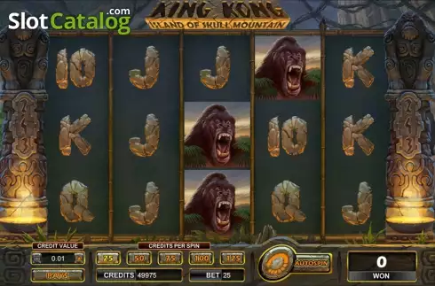 Οθόνη 2. King Kong: Island of Skull Mountain Κουλοχέρης