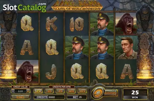 Οθόνη 3. King Kong: Island of Skull Mountain Κουλοχέρης