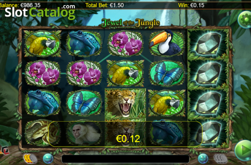 Οθόνη 4. Jewel of the Jungle Κουλοχέρης