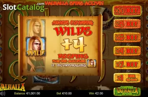 Οθόνη 4. Valhalla (Betdigital) Κουλοχέρης