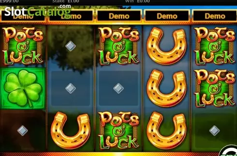 Οθόνη 1. Pots O'luck (Betdigital) Κουλοχέρης