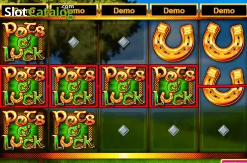 Οθόνη 6. Pots O'luck (Betdigital) Κουλοχέρης