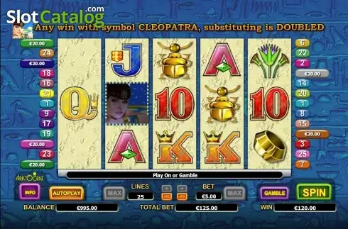 Οθόνη3. Queen of Nile II Κουλοχέρης