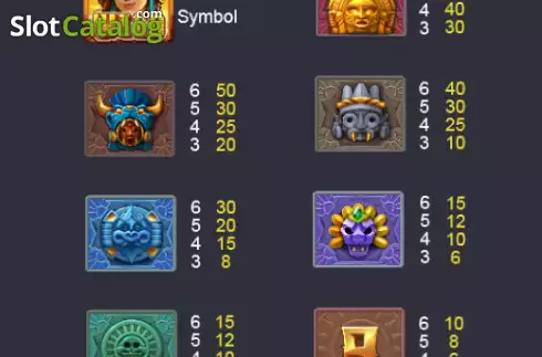 Οθόνη5. Queen of Aztec (Naga Games) Κουλοχέρης