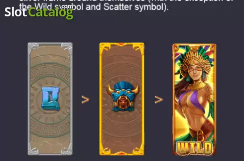 Οθόνη7. Queen of Aztec (Naga Games) Κουλοχέρης