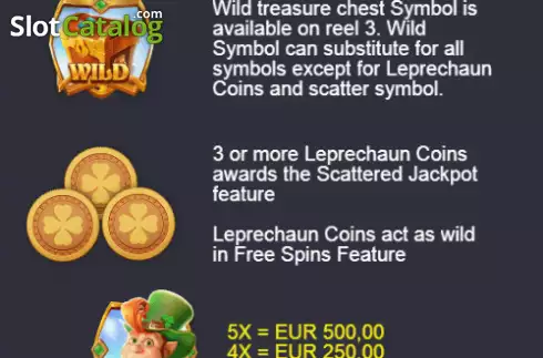 Οθόνη5. Chasin' Leprechaun Coins Κουλοχέρης