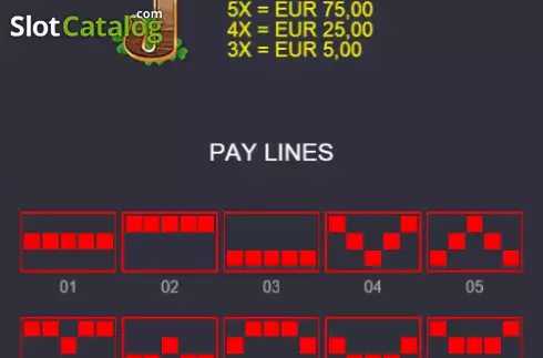 Οθόνη8. Chasin' Leprechaun Coins Κουλοχέρης